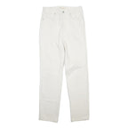 LEVI'S 5096 Womens Jeans White Regular Straight Denim W28 L41 Classic Style