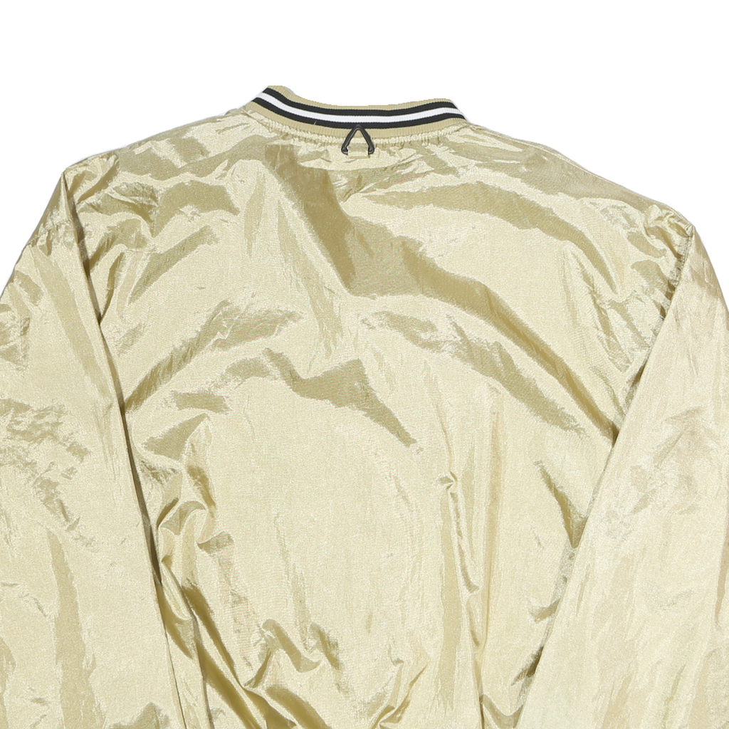 HOLLOWAY Mens Gold & Black Pullover 2XL V-Neck Lightweight Sports Sweatshirt