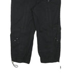 STYLE AND CO Womens Black Casual Cargo Shorts M W30 Drawstring