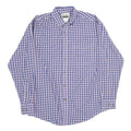 WRANGLER Mens Blue & Pink Check Shirt M Button-Down Collar Casual Cotton
