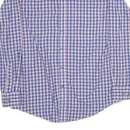 WRANGLER Mens Blue & Pink Check Shirt M Button-Down Collar Casual Cotton