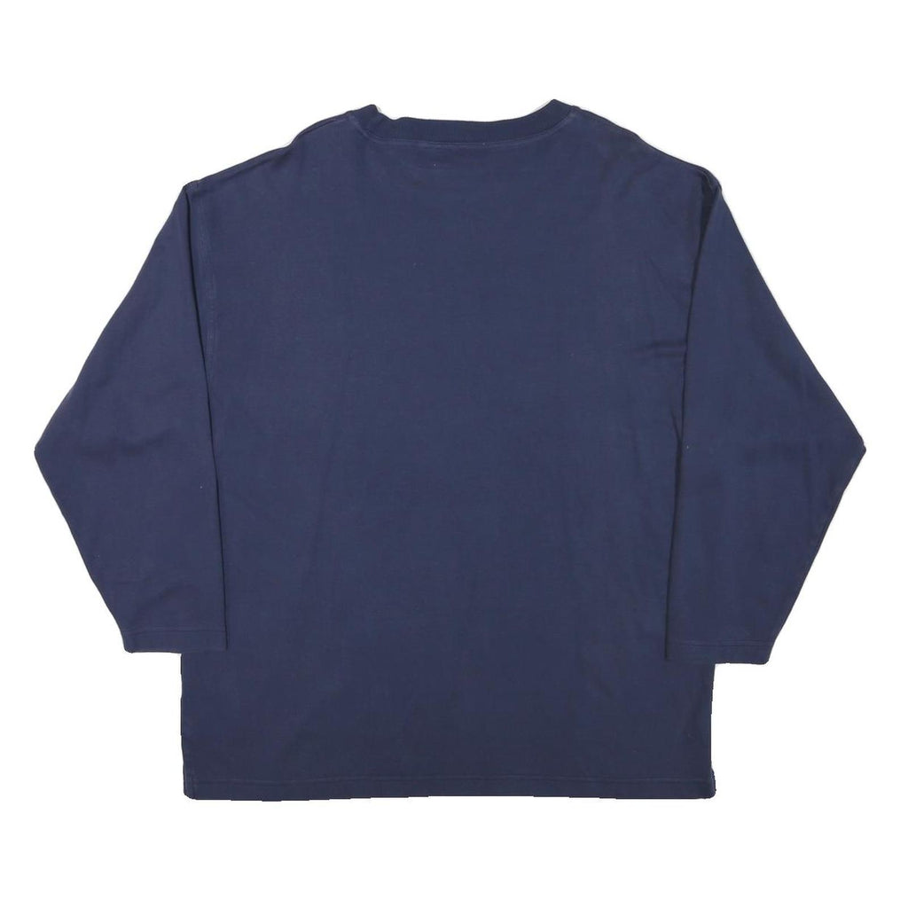 ATHLETIC Mens Blue Arctic Print Crew Neck XL Sweatshirt Cotton Blend Pullover