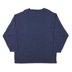 ATHLETIC Mens Blue Arctic Print Crew Neck XL Sweatshirt Cotton Blend Pullover