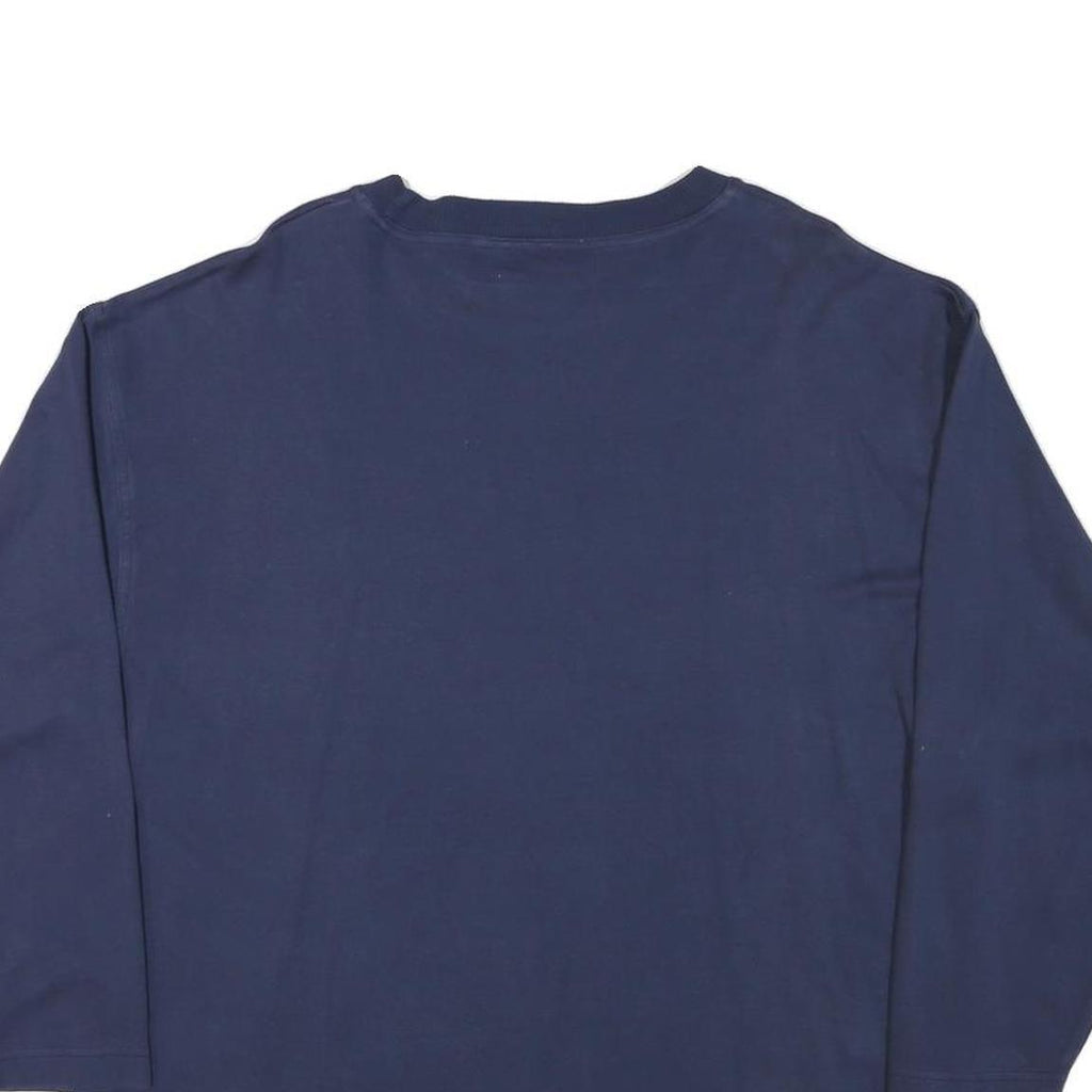 ATHLETIC Mens Blue Arctic Print Crew Neck XL Sweatshirt Cotton Blend Pullover