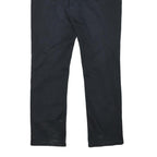 LEVI'S Mens Cotton Blend Black Slim Skinny Trousers W32 L30 Casual Zip Denim