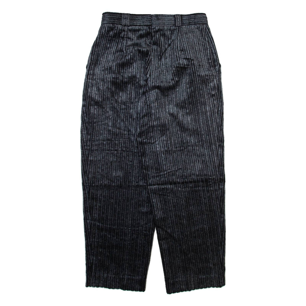 BERRI Mens Corduroy Trousers Grey Regular Tapered Viscose W30 L26