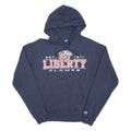 CHAMPION Mens Blue Hoodie USA M