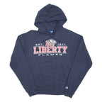 CHAMPION Mens Blue Hoodie USA M