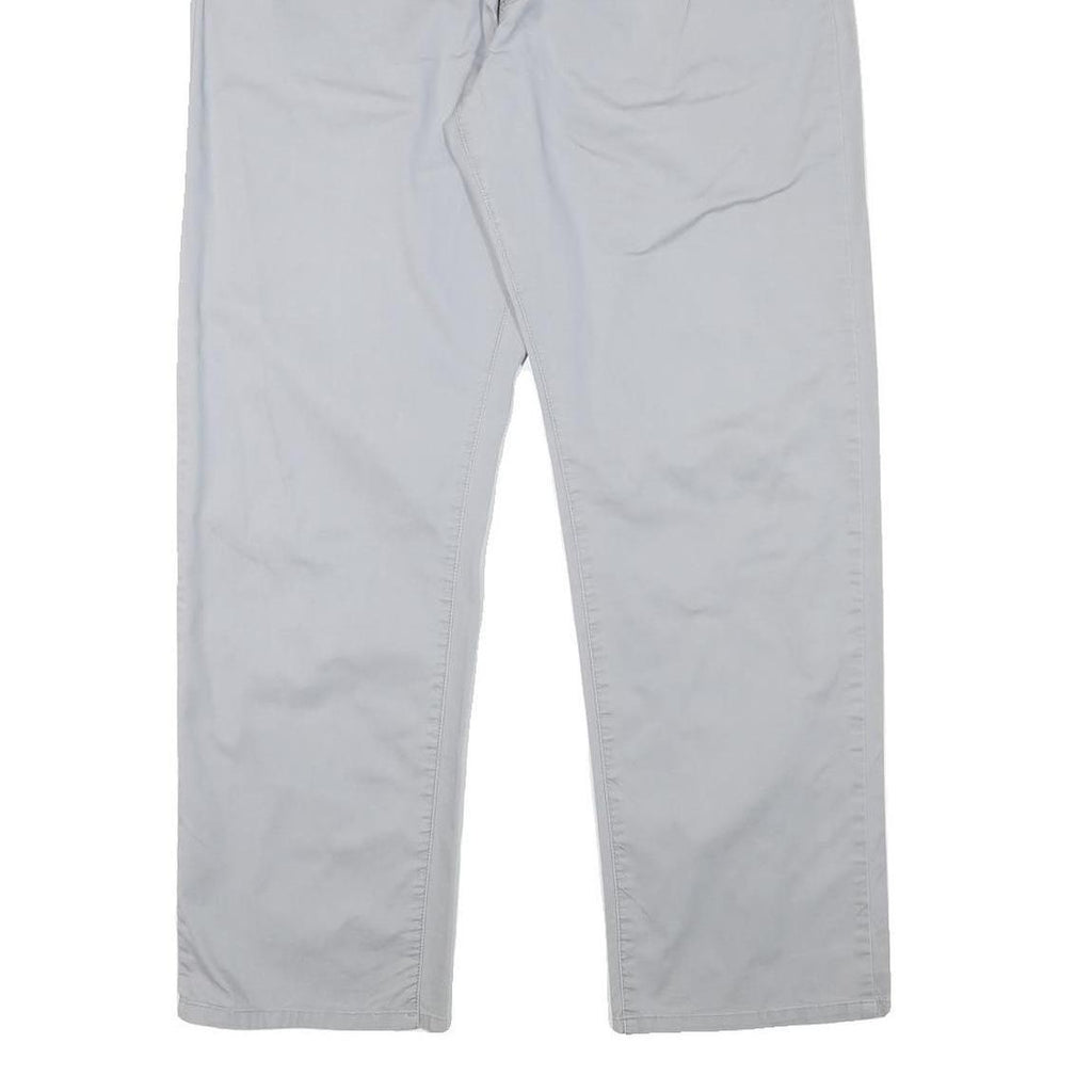 LEE COOPER Mens Regular Fit Grey Cotton Blend Trousers W37 L30 Zip Closure