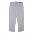 LEE COOPER Mens Regular Fit Grey Cotton Blend Trousers W37 L30 Zip Closure