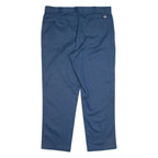 DICKIES Chino Style Workwear Mens Trousers Blue Classic Straight W42 L32