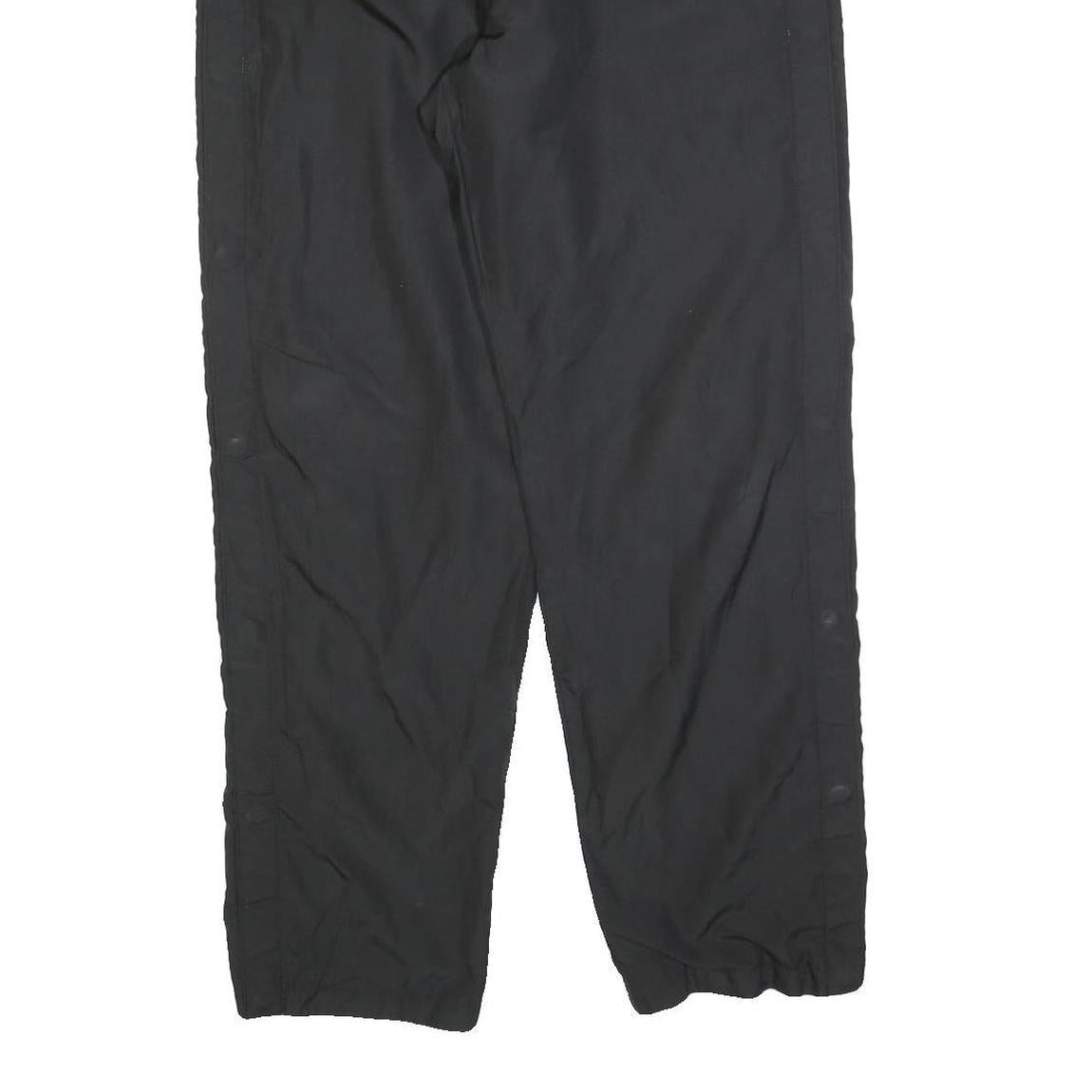 CHAMPION Mens Joggers Black Regular Tapered M W30 L30 Polyester Sports Logo