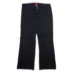 DICKIES Womens Trousers Black Regular Bootcut W32 L29