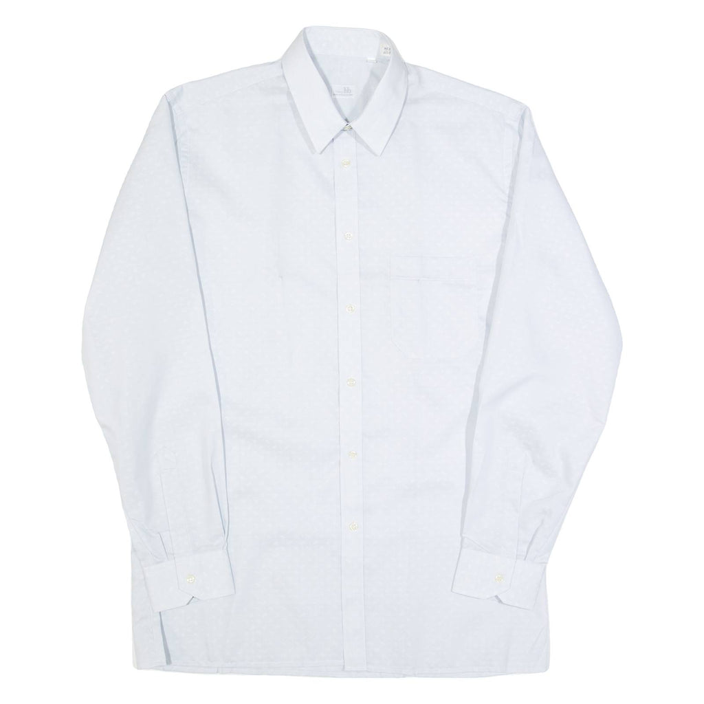 LINEAHB Mens Plain Shirt Grey Long Sleeve M