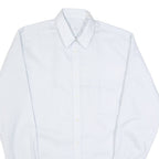 LINEAHB Mens Plain Shirt Grey Long Sleeve M