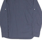 LEVI'S Mens Blue & White Cotton Shirt M Long Sleeve Button Front Casual Shirt