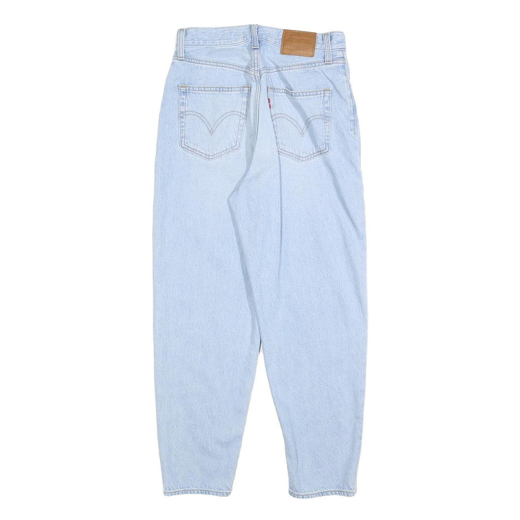 LEVI'S Big E Womens Jeans Blue Loose Mom Denim Light W26 L27 Vintage Style