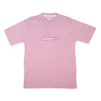 REEBOK Mens Pink Classic Graphic T-Shirt L Short Sleeve Crew Neck Cotton Blend