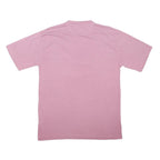 REEBOK Mens Pink Classic Graphic T-Shirt L Short Sleeve Crew Neck Cotton Blend