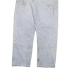 CARHARTT Mens Jeans Blue Relaxed Straight Denim Rinse W34 L32 Workwear Style