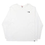 THE NORTH FACE Mens White Graphic 2XL Long Sleeve Crew Neck Cotton Jersey