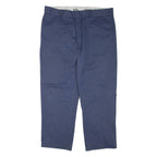 DICKIES Mens Trousers Blue Regular Tapered W38 L29