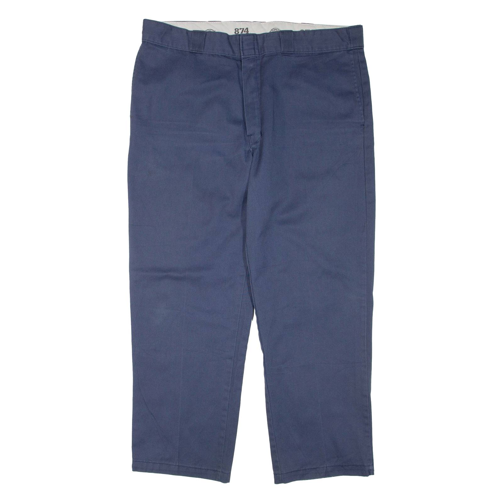 DICKIES Mens Trousers Blue Regular Tapered W38 L29