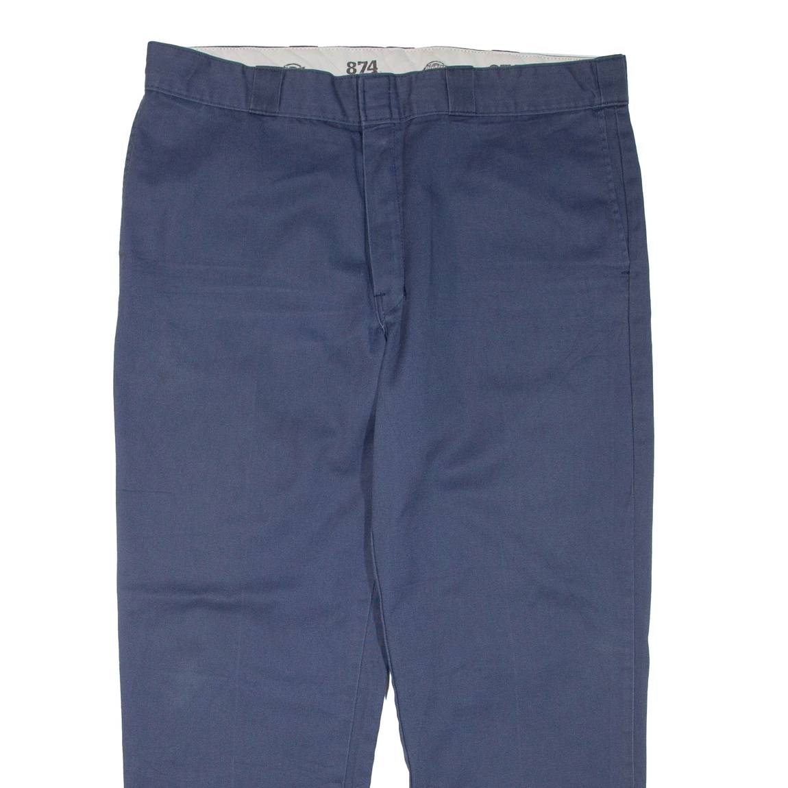DICKIES Mens Trousers Blue Regular Tapered W38 L29
