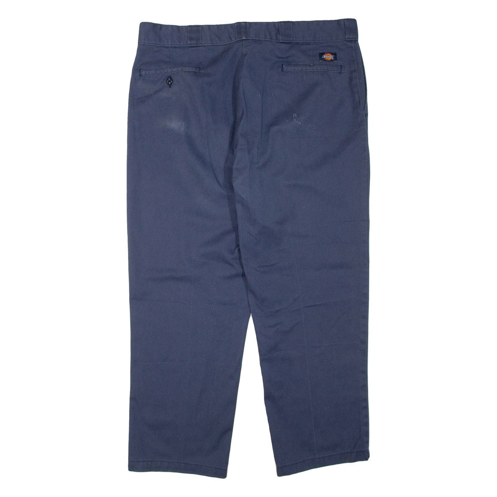 DICKIES Mens Trousers Blue Regular Tapered W38 L29