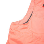 DICKIES Womens Orange Puffer Jacket XL Polyester Blend Sleeveless Zip Stand-Up