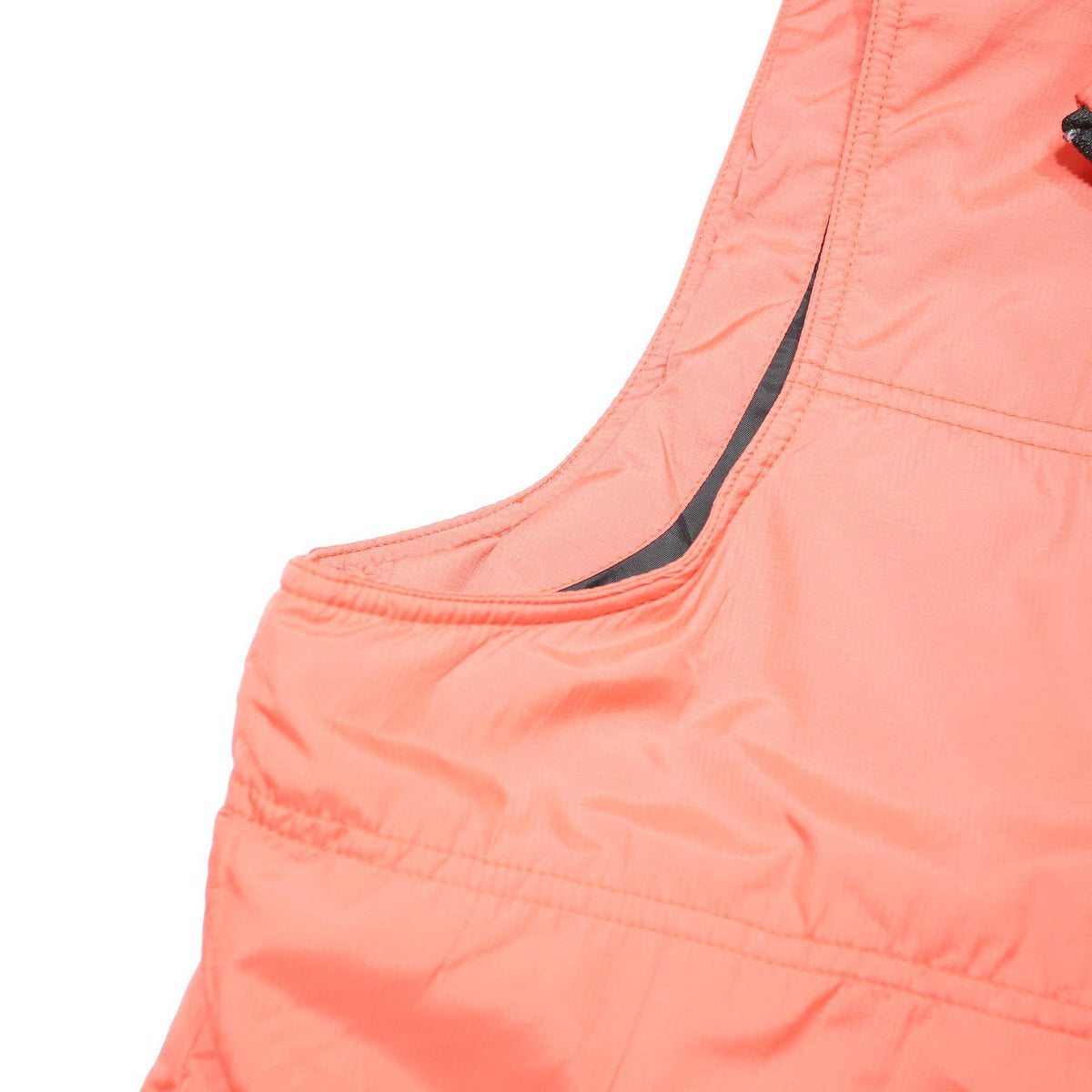 DICKIES Womens Orange Puffer Jacket XL Polyester Blend Sleeveless Zip Stand-Up