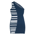 GUESS Bandage Womens Bodycon Dress Blue Sleeveless Short UK 8