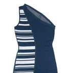 GUESS Bandage Womens Bodycon Dress Blue Sleeveless Short UK 8