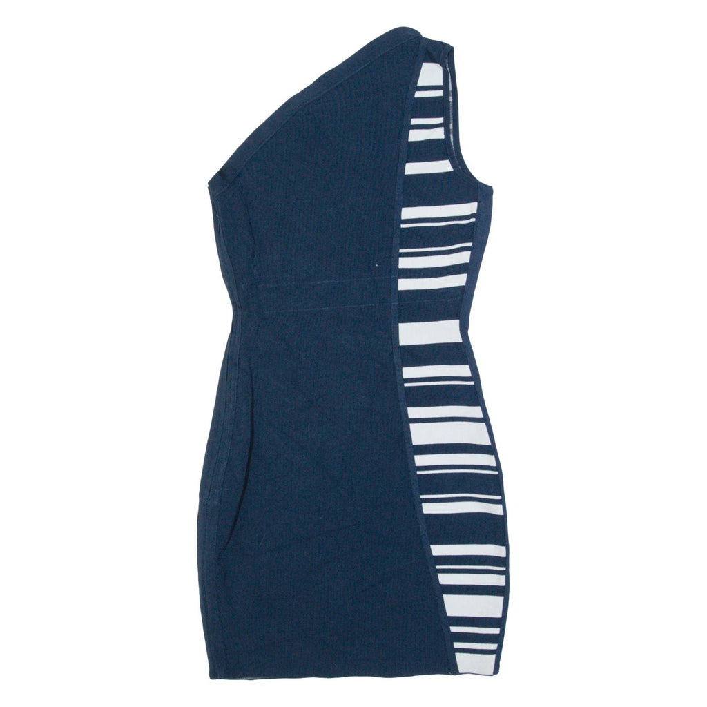 GUESS Bandage Womens Bodycon Dress Blue Sleeveless Short UK 8