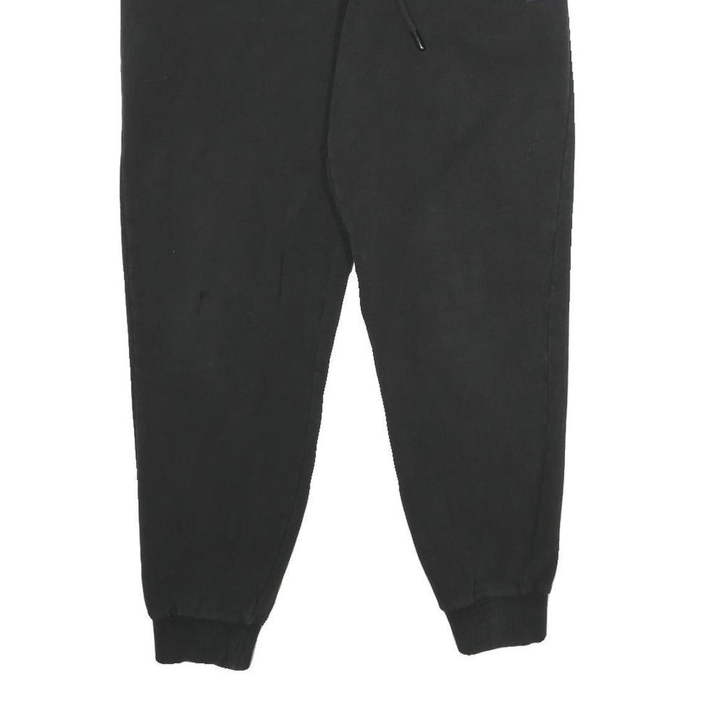 FILA Mens Joggers Black S W28 L26 Cotton Blend Slim Tapered Fit Casual Fila Logo