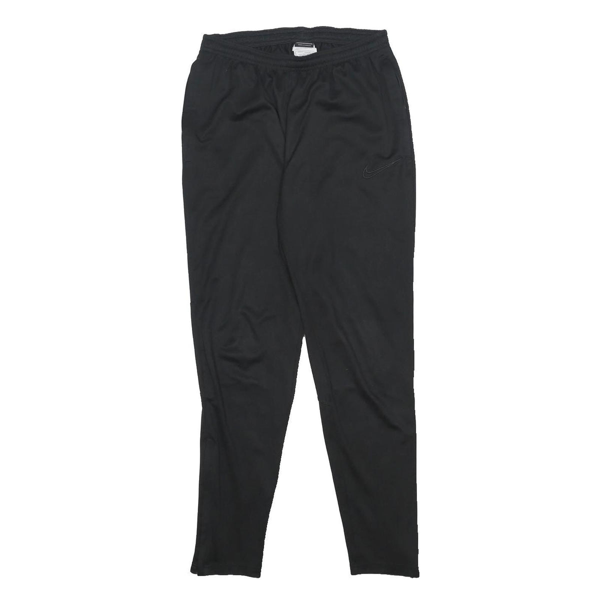 NIKE Mens Joggers Black S W26 L27 Slim Tapered Polyester Sportswear Comfortable