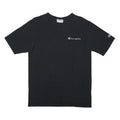 CHAMPION Mens Black Graphic T-Shirt M Short Sleeve Crew Neck Classic Cotton