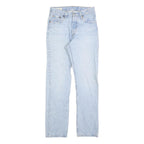 LEVI'S 501 Big E Womens Jeans Blue Regular Straight Denim Light W25 L30 Button