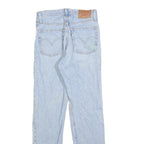 LEVI'S 501 Big E Womens Jeans Blue Regular Straight Denim Light W25 L30 Button