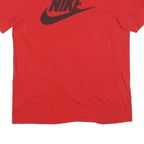 NIKE Mens Red Classic T-Shirt L Short Sleeve Crew Neck Cotton Blend