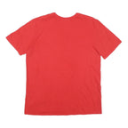 NIKE Mens Red Classic T-Shirt L Short Sleeve Crew Neck Cotton Blend