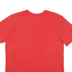 NIKE Mens Red Classic T-Shirt L Short Sleeve Crew Neck Cotton Blend