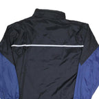 TCM Mens Black & Blue Weather Gear Zip Jacket M Polyester Blend Outdoor Shell
