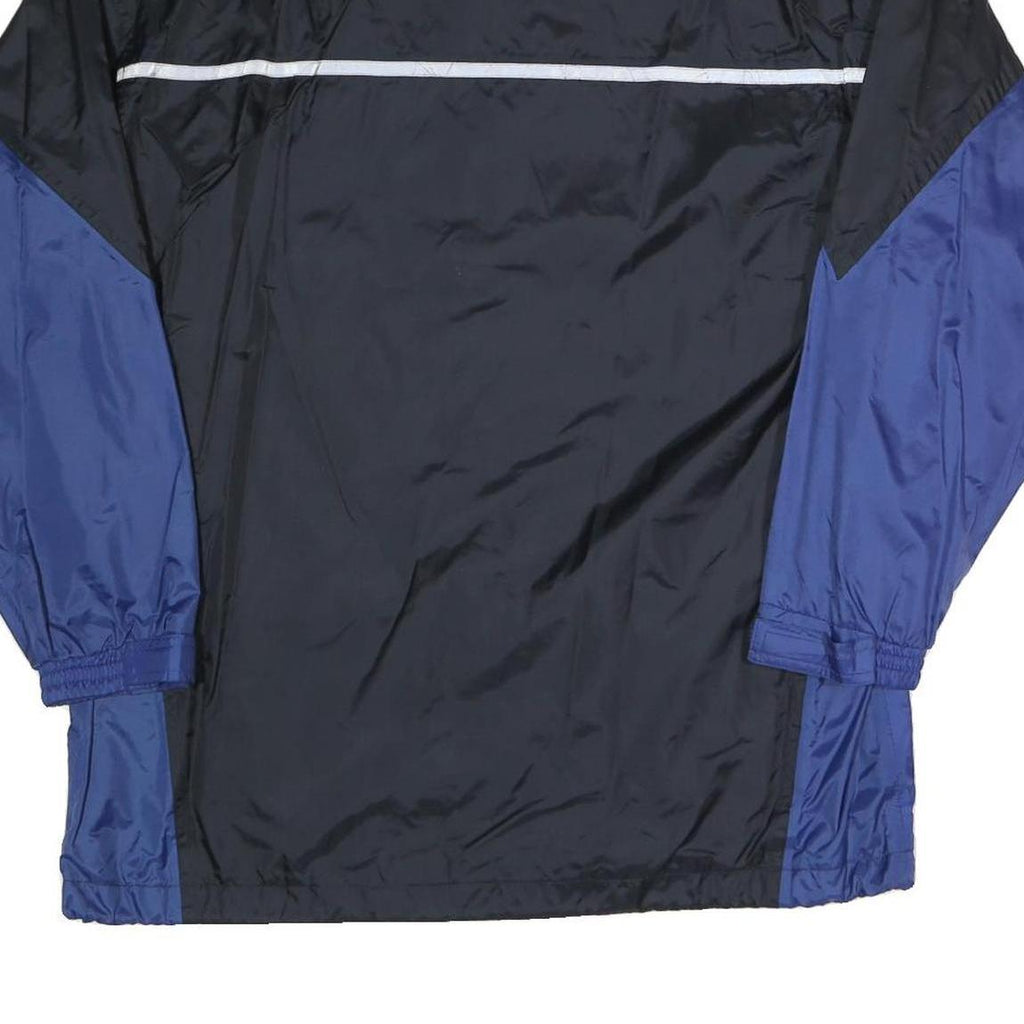 TCM Mens Black & Blue Weather Gear Zip Jacket M Polyester Blend Outdoor Shell