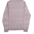 CARHARTT Womens Pink & Grey Striped Hoodie S Soft Cotton Casual Pullover