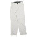 PEAK PERFORMANCE Mens Regular Fit White Zip Trousers W28 L32 Cargo Outdoor