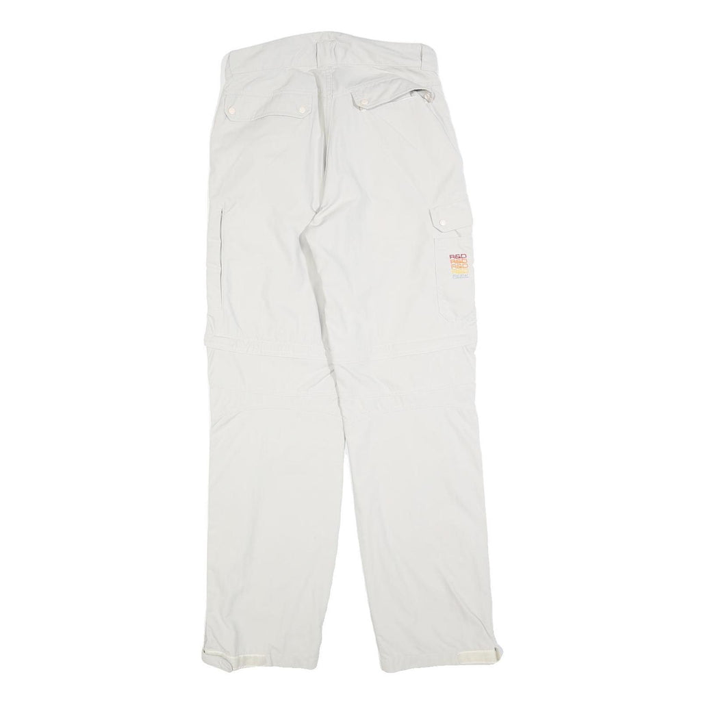 PEAK PERFORMANCE Mens Regular Fit White Zip Trousers W28 L32 Cargo Outdoor