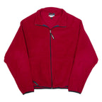 LAYERS Polartec Mens Fleece Jacket Red 90s M
