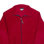 LAYERS Polartec Mens Fleece Jacket Red 90s M