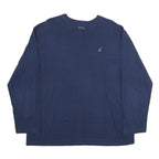 NAUTICA Mens Blue XL Long Sleeve Crew Neck Cotton T-Shirt Casual Classic Fit